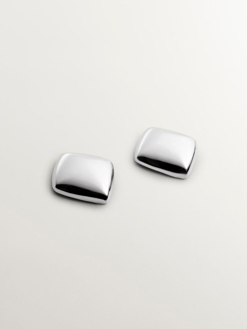 925 silver earrings with square shape image number 0