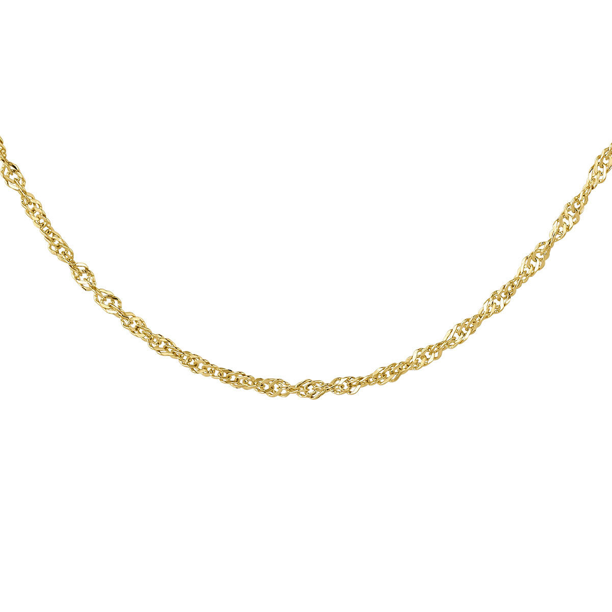 Thin snake chain in 9k yellow gold, J05333-02, hi-res