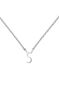 White gold Initial S necklace , J04382-01-S