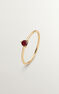 Ring in 9k yellow gold with a red ruby, J05047-02-RU