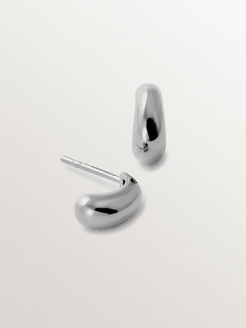 925 silver hoop earrings image number 4