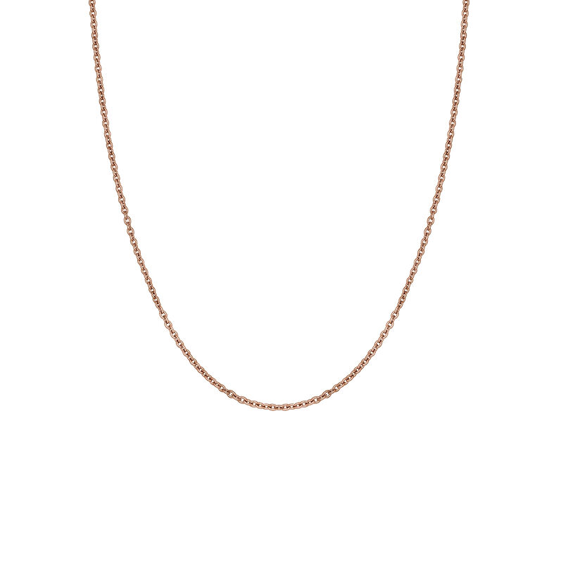 Cadena larga plata recubierta oro rosa , J03737-03, hi-res