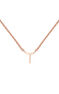Rose gold Initial T necklace , J04382-03-T