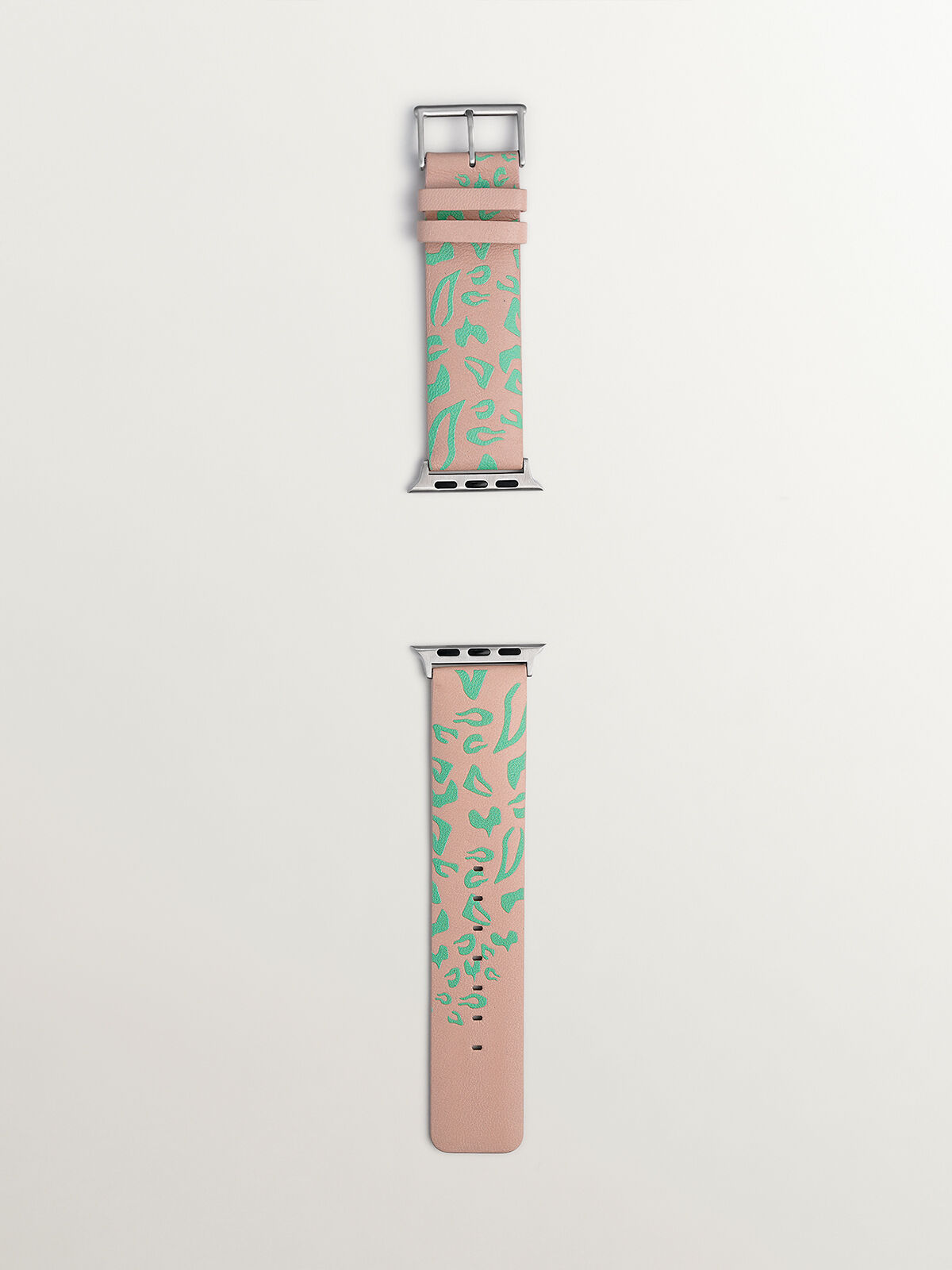 Pink and green apple watch band shop