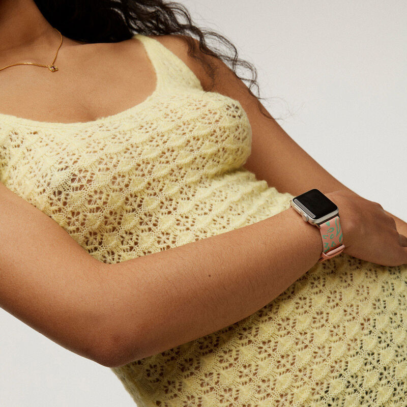 Apple Watch bracelet cuir animal print, IWSTRAP-PLA-P, model