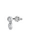 9 kt white gold piercing pendant with 0,020ct diamond , J03915-01-H