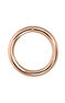 Boucle d'oreille piercing créole simple moyenne or rose , J03843-03-H