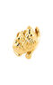 Large gold plated lion ring, J04237-02