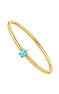 9kt gold turquoise ring , J04702-02-TQ
