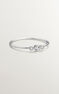 Anillo tres diamantes oro blanco 9kt , J04498-01