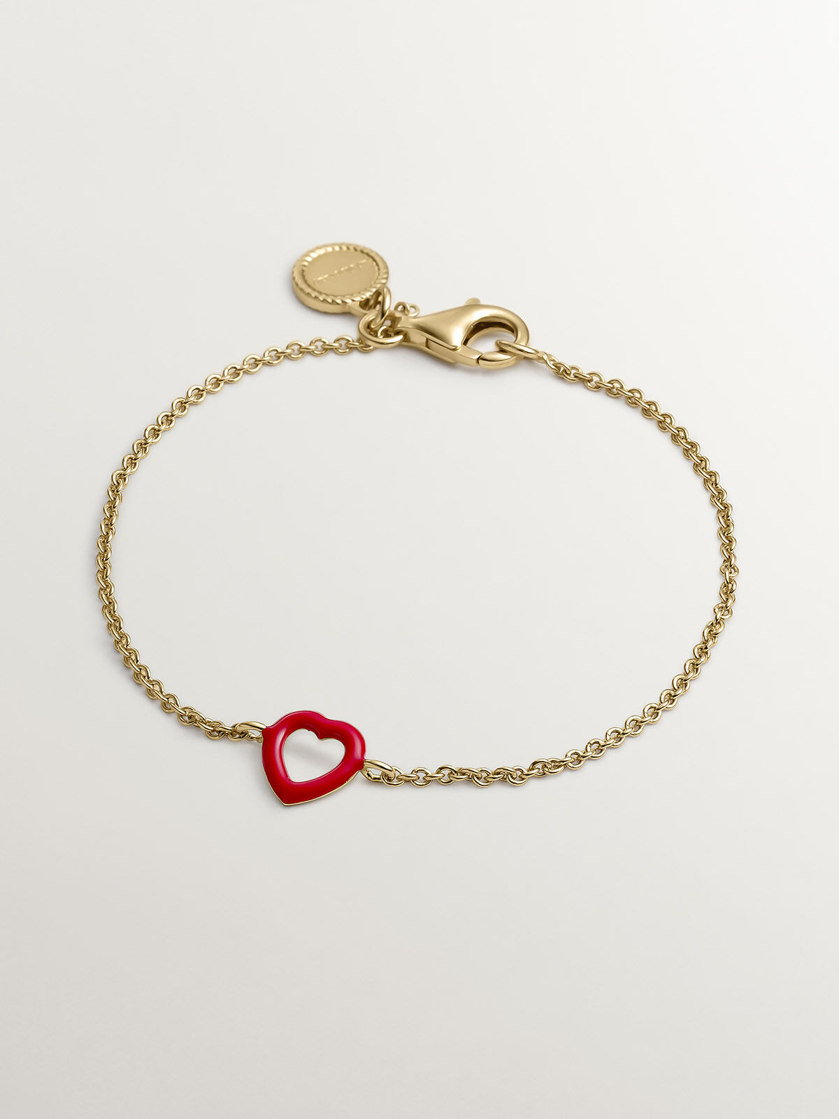 Red enamel deals bracelet