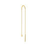 Long gold sphere chain earring , J04530-02-H