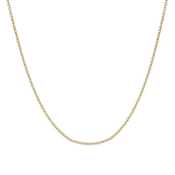Thin chain with rolo links in 9k yellow gold, J05330-02,hi-res