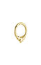 Gold criolla earring, J05023-02-H