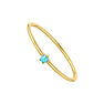 Bague turquoise or 9 ct, J04702-02-TQ