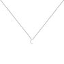White gold Initial C necklace , J04382-01-C