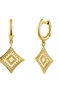 Gold plated ethnic earrings , J04441-02
