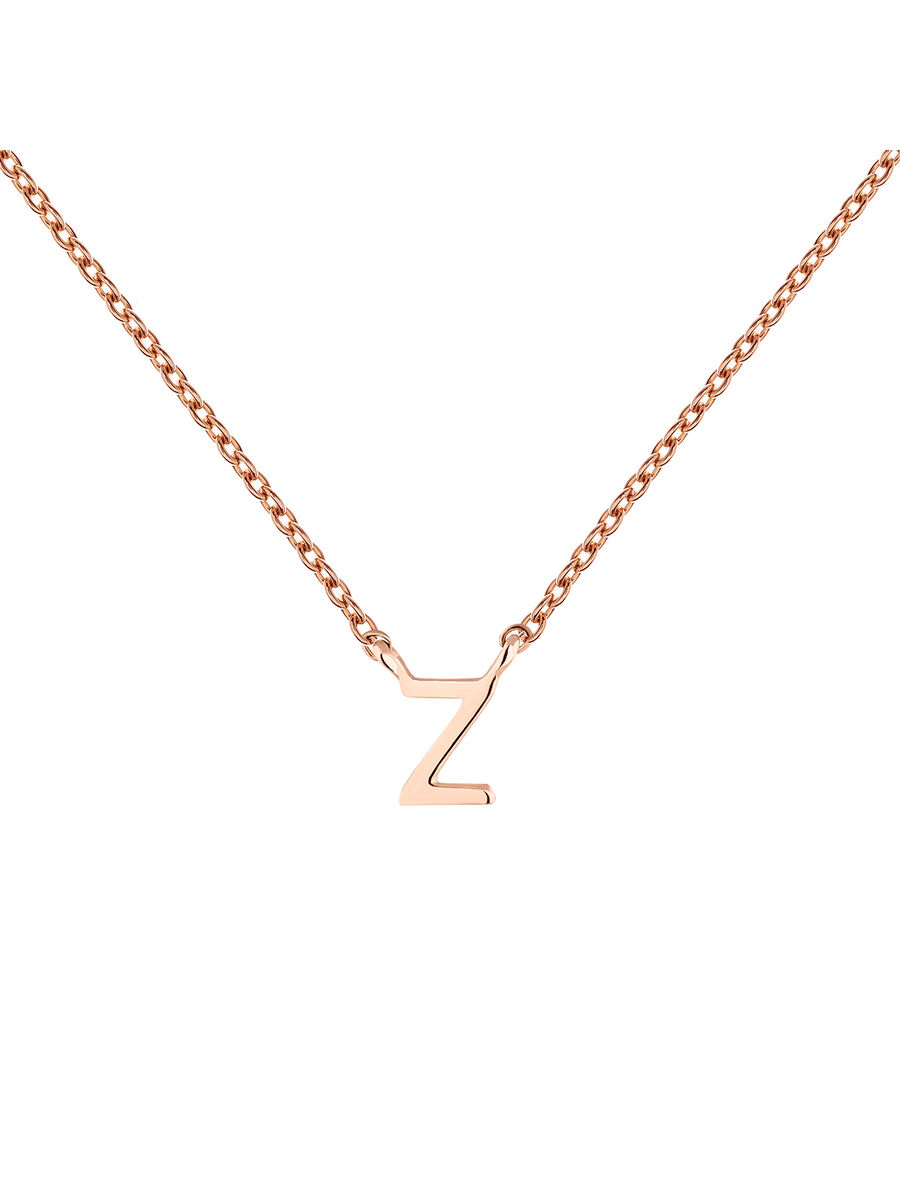 Collar inicial Z oro rosa 9 kt , J04382-03-Z, mainproduct
