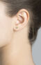 Gold diamond earring 0.07 ct , J03385-02-H