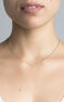 White gold Initial U necklace , J04382-01-U