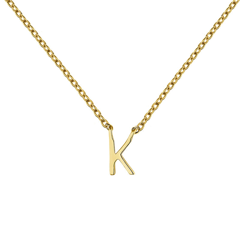 Collar inicial K oro 9 kt , J04382-02-K, mainproduct