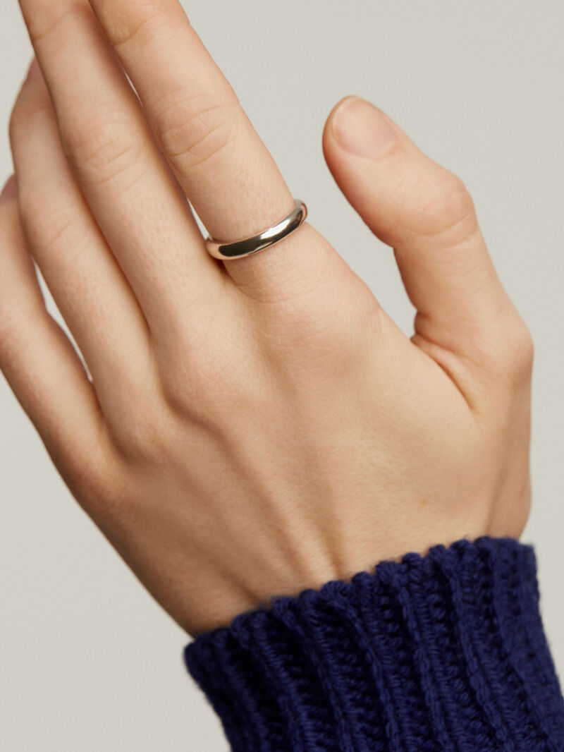 925 Sterling Silver Smooth Ring image number 1