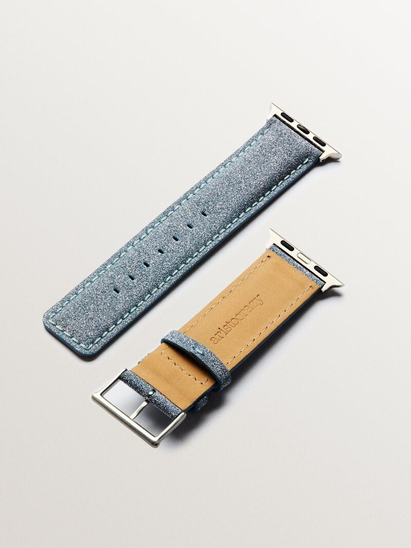 Grey leather band for Apple Watch image number 6