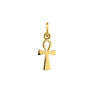 Gold-plated silver ankh charm , J04900-02