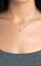 Rose gold-plated silver Y initial medallion charm  , J03455-03-Y