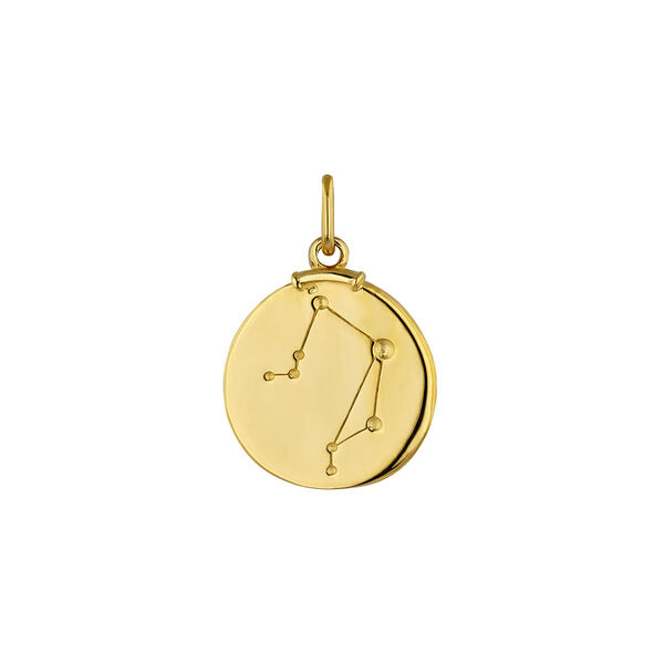 Charm libra plata recubierta oro  , J04780-02-LIB, mainproduct