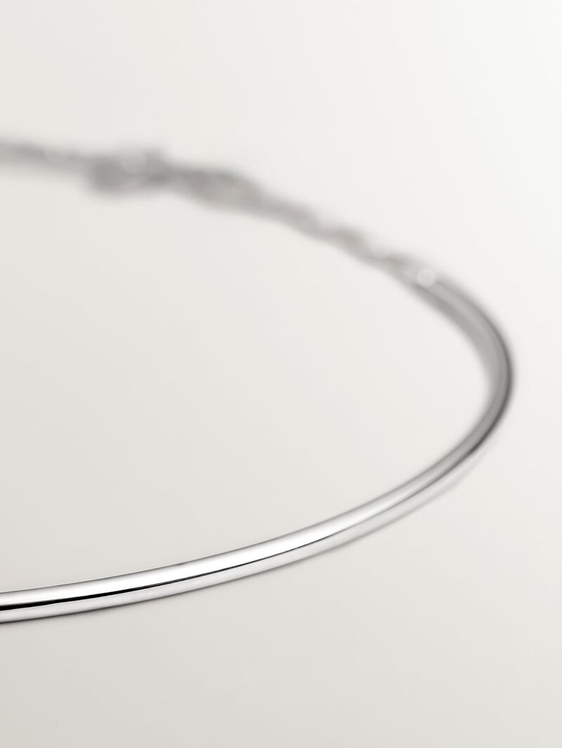 925 Silver Rigid Necklace image number 2