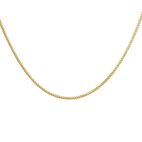 Gold-plated silver curb chain  , J04610-02, mainproduct