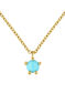 Collier turquoise or 9 ct , J04708-02-TQ