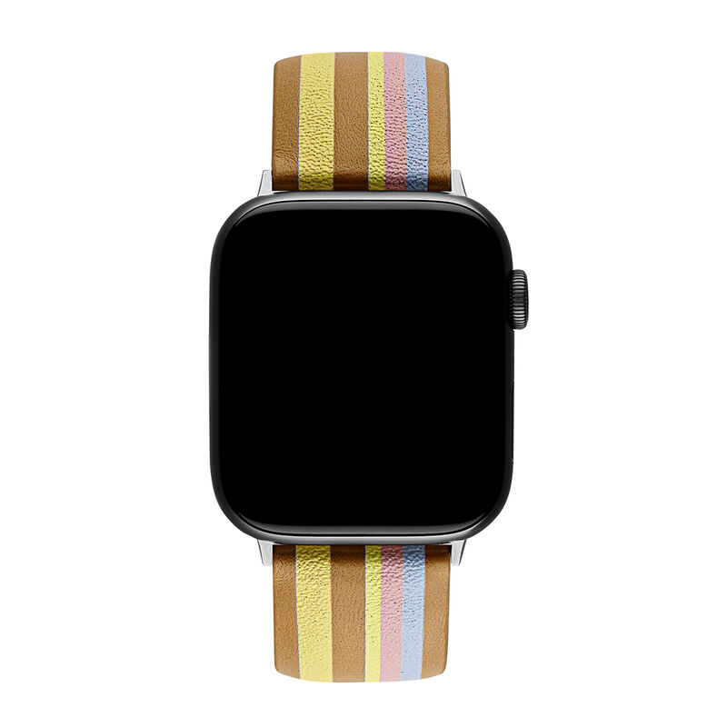 Apple Watch bracelet cuir multicolore, IWSTRAP-PLY-P, hi-res