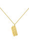 Gold plated hieroglyph necklace , J04717-02