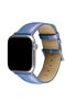 Iridescent blue leather Apple Watch band, IWSTRAP-PUIR