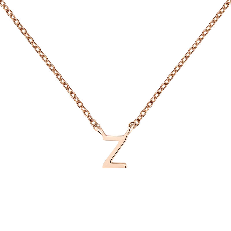 Collier initiale Z or rose , J04382-03-Z, mainproduct