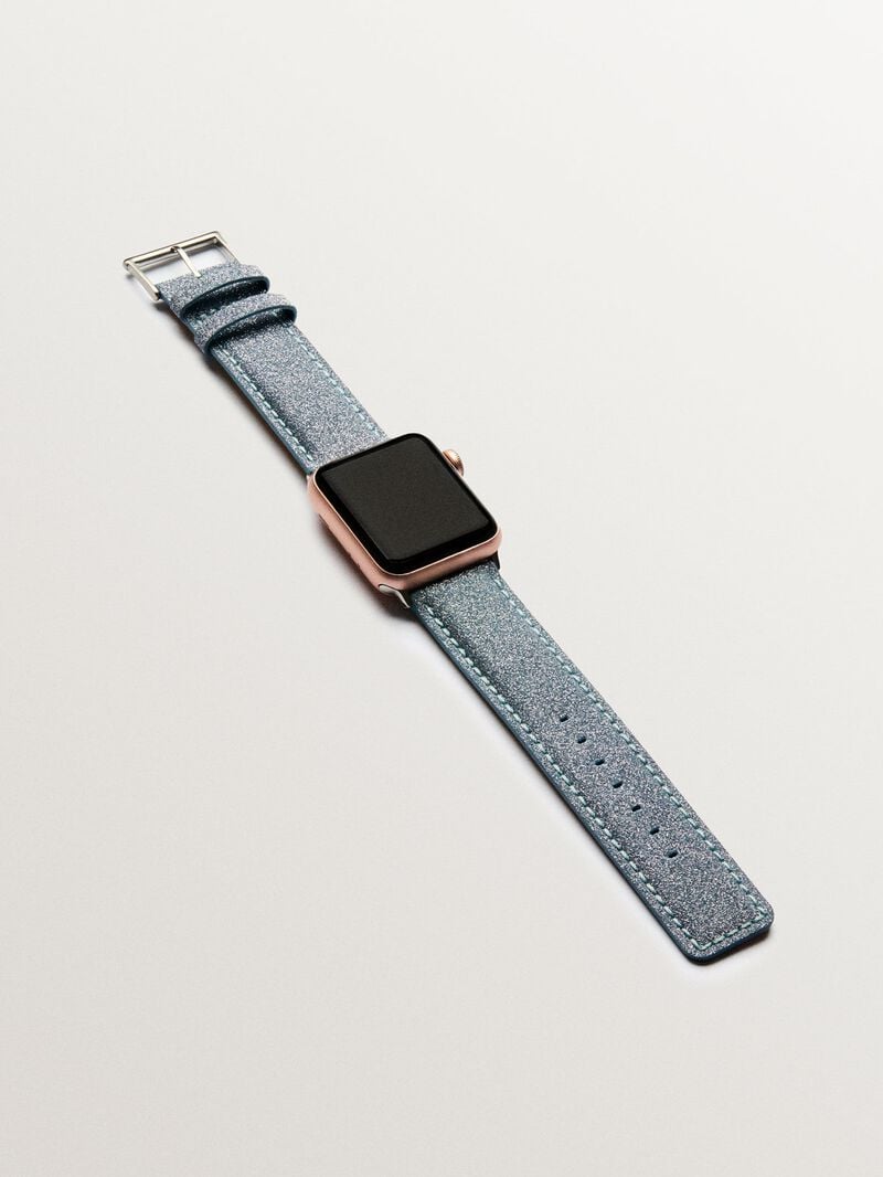 Grey leather band for Apple Watch image number 2