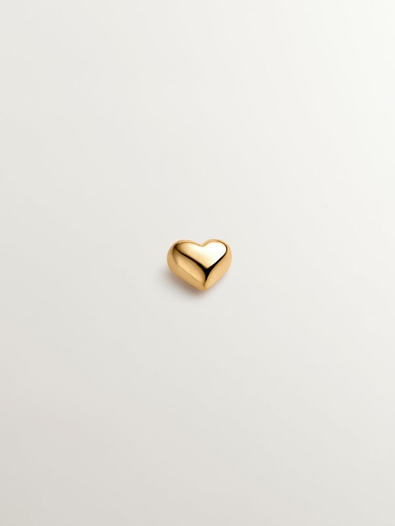 18K Yellow Gold Heart-Shaped Piercing image number 0