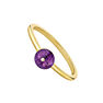 9k gold amethyst ring, J04770-02-AM