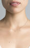 Collar inicial O oro blanco 9 kt , J04382-01-O