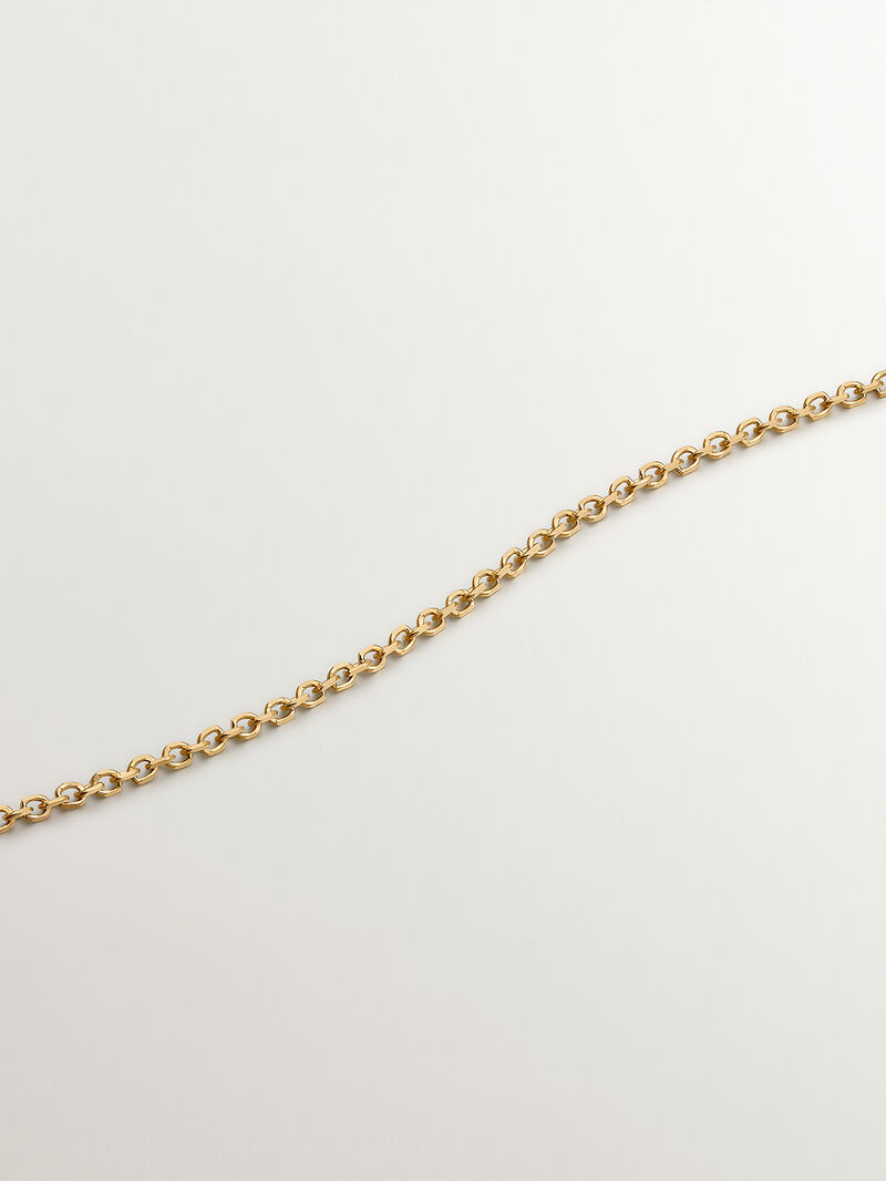 18K yellow gold pendant with diamond cross. image number 2