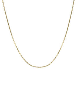 Thin chain with rolo links in 9k yellow gold, J05330-02,hi-res