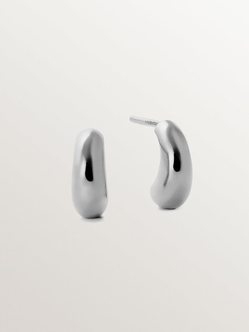 925 silver hoop earrings image number 2