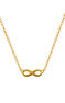 Gold infinity necklace , J01248-02