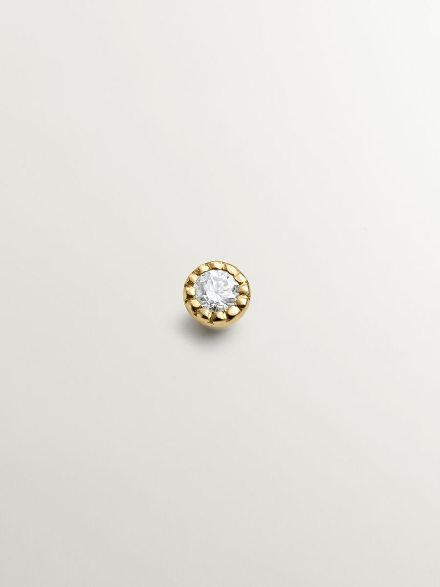 Piercing mini diamante 0,014 ct  oro 9 kt , J04289-02-H-S, hi-res