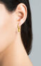 Charm medalla inicial J plata recubierta oro  , J03455-02-J