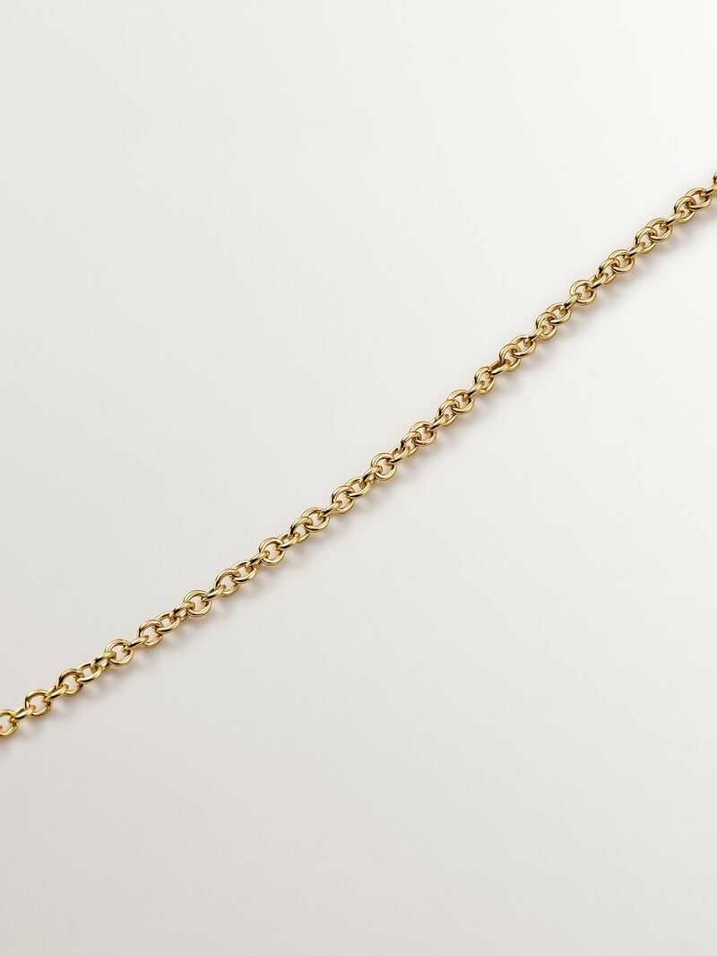 18K Yellow Gold Plated 925 Silver Pendant with Snake. image number 4