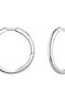 Mix & match silver hoop earrings  , J04643-01