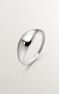 Convex silver ring, J05220-01